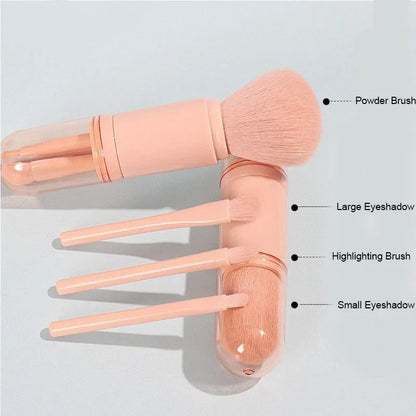 Mini 4-in-1 Travel Brush Set