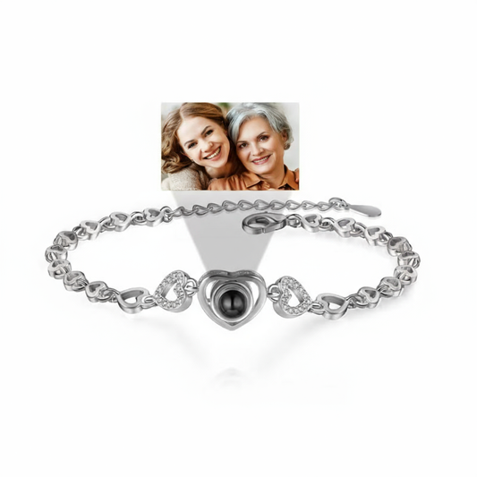 Hartvorm Foto Armband