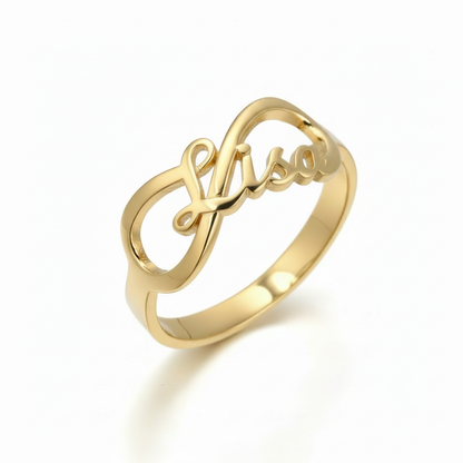 Eterna Script Ring