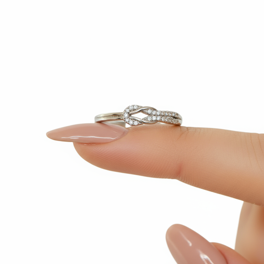 Moeder & Dochter Knot Ring